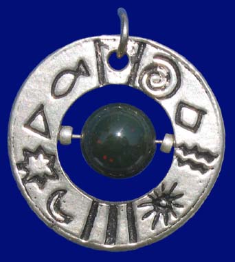 Amulett mit HELIOTROP